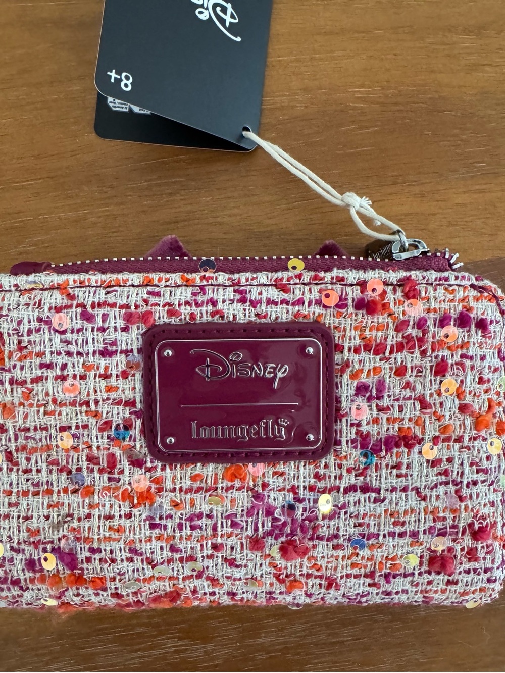 Mini Raspberry Loungefly Wallet - Picture 2 of 3